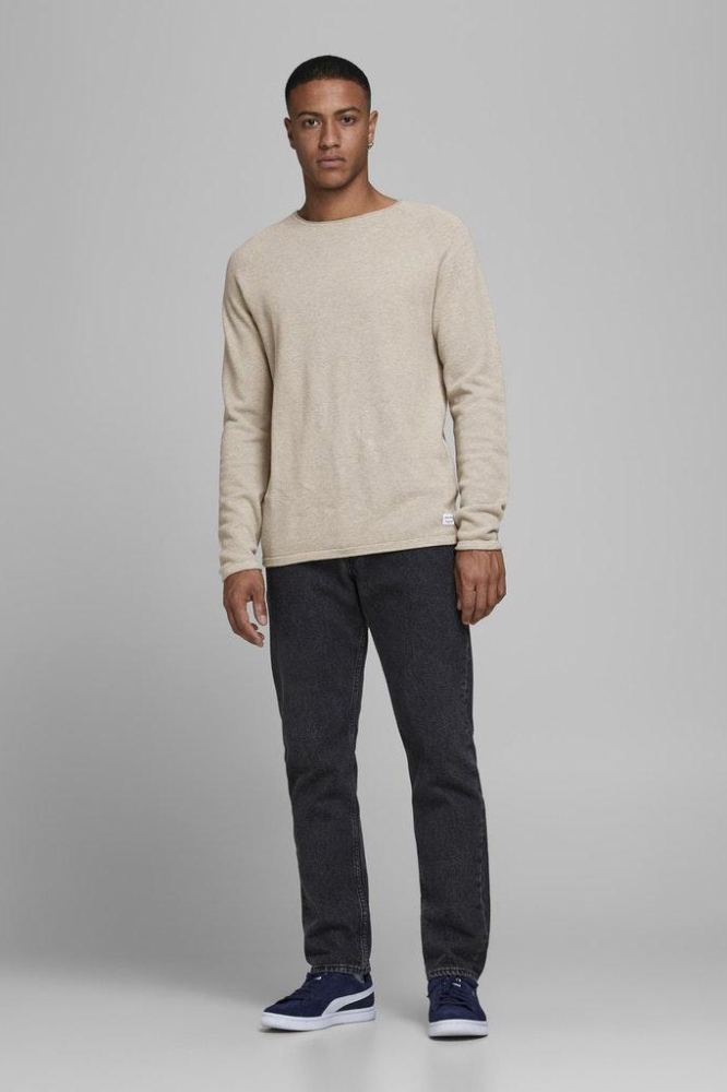 Jack & Jones ecru heren trui | Model