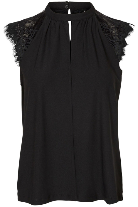 Vero Moda zwarte dames t-shirt | Vooraanzicht