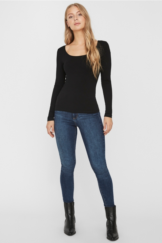 Vero Moda zwarte dames t-shirt
