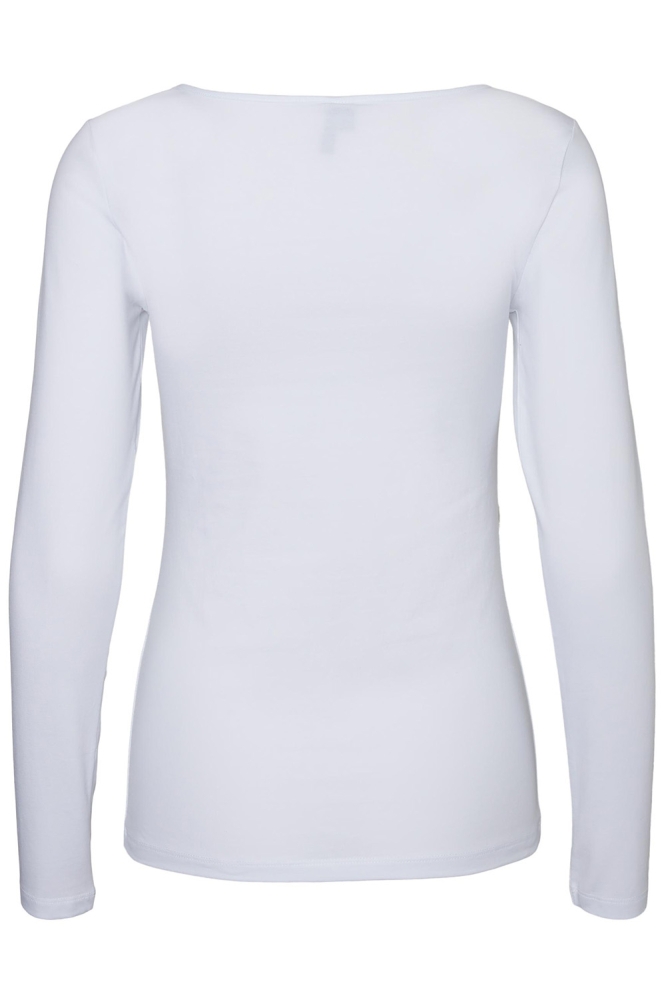 Vero Moda witte dames t-shirt | Achteraanzicht