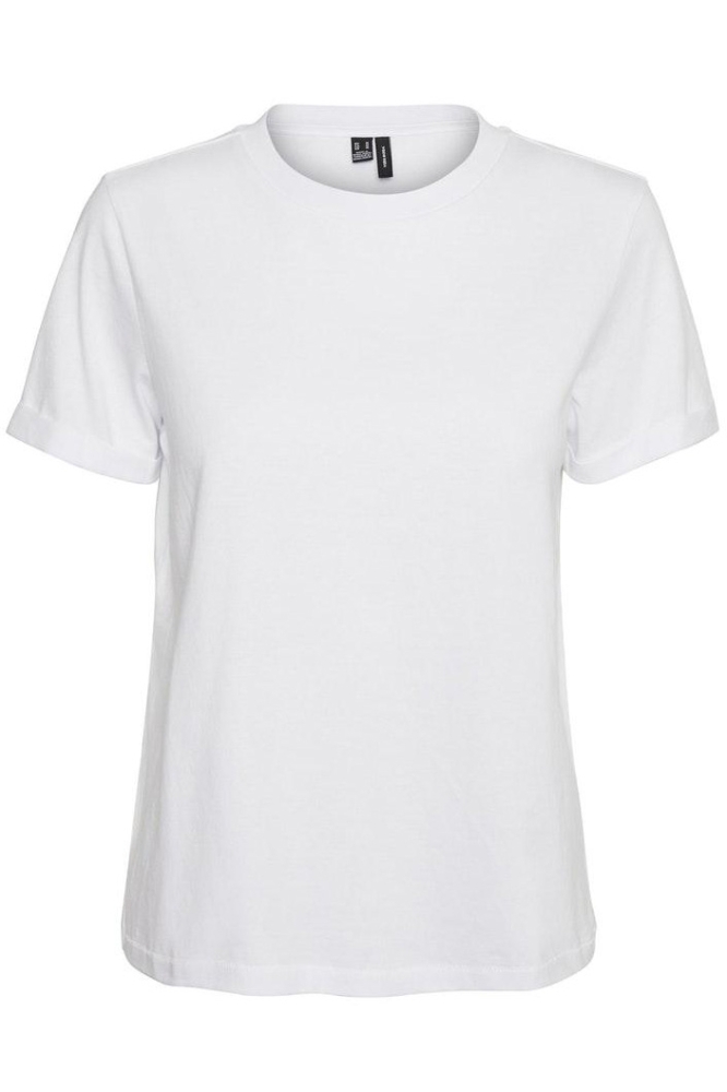 Vero Moda witte dames t-shirt | Vooraanzicht