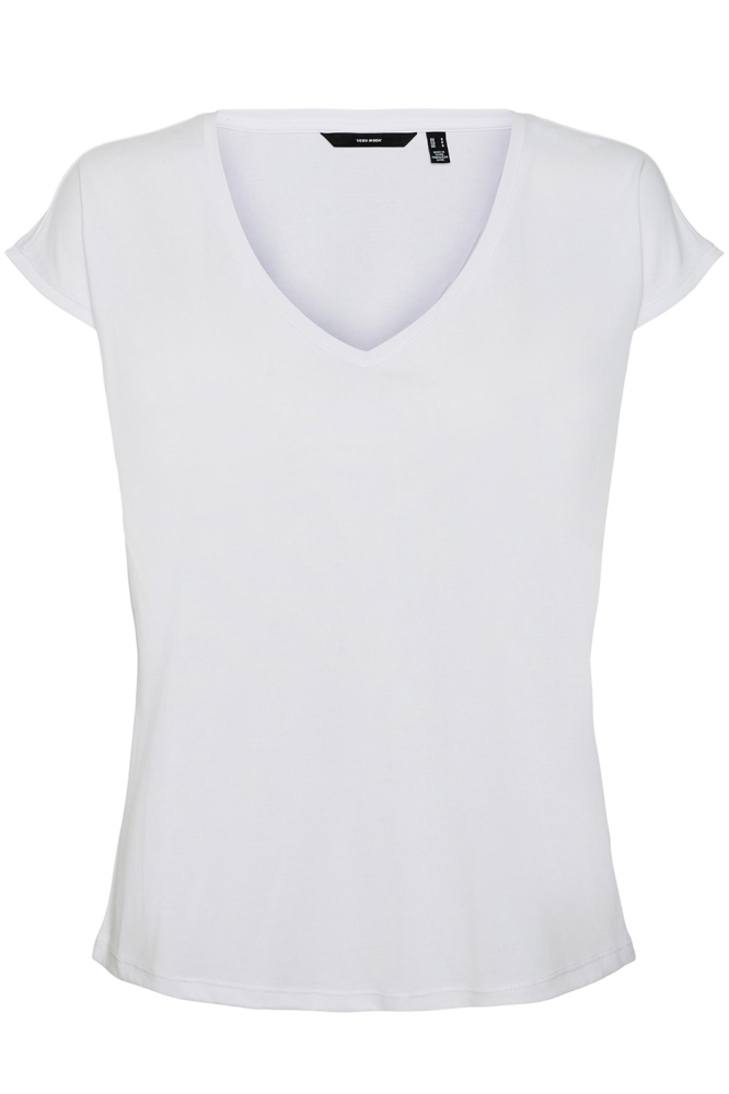 Vero Moda witte dames t-shirt | Vooraanzicht