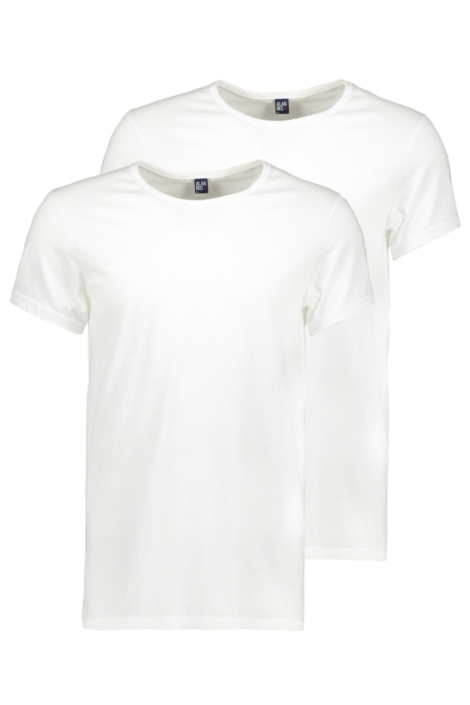 Alan Red witte heren t-shirt | Vooraanzicht