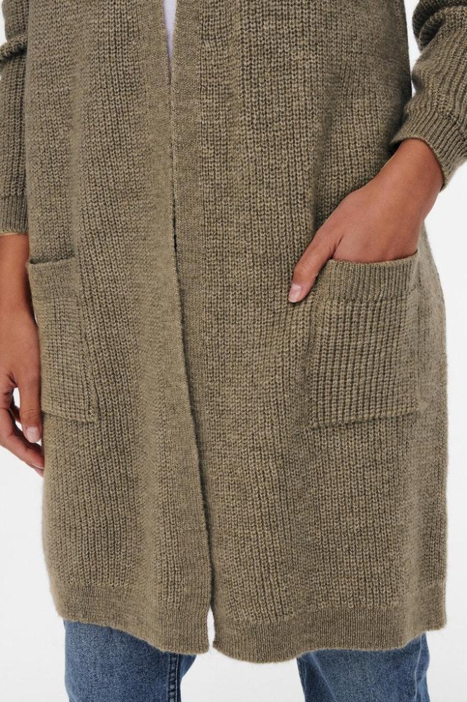 Only bruine dames vest | Close up