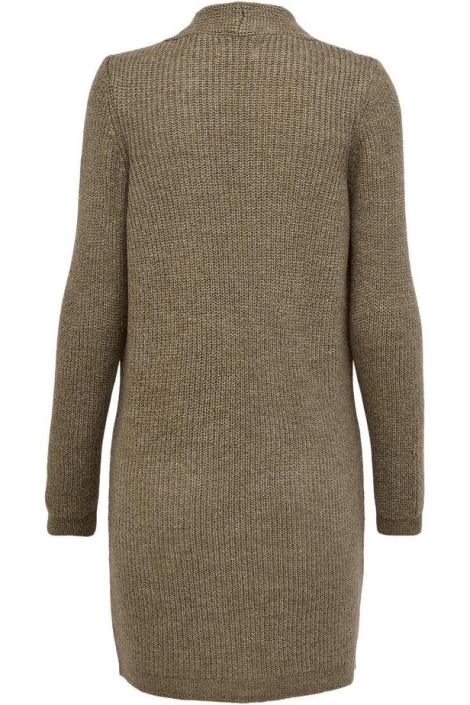 Only bruine dames vest | Achteraanzicht