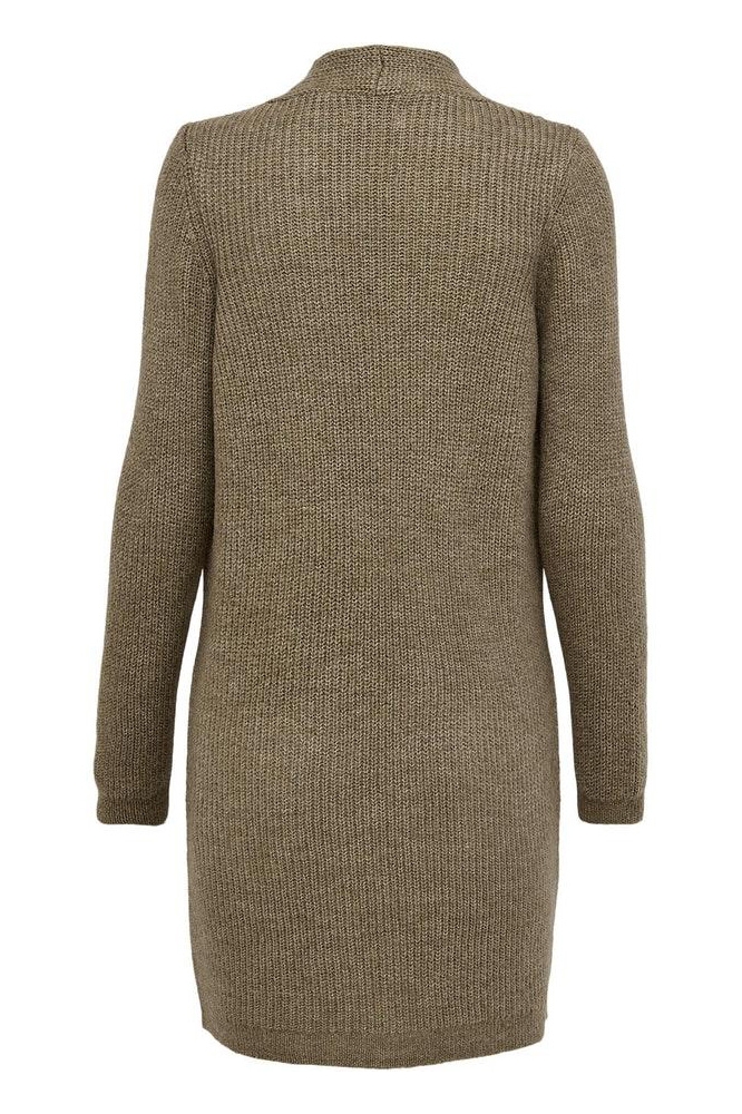 Only bruine dames vest | Achteraanzicht