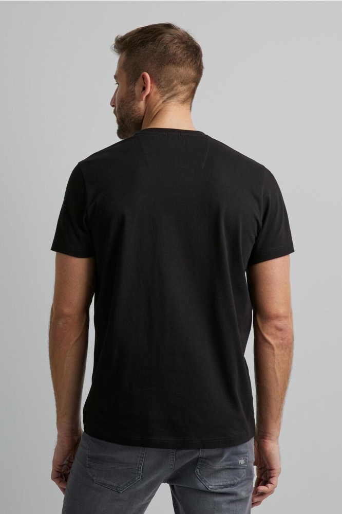 PME legend zwarte heren t-shirt | Model achteraanzicht