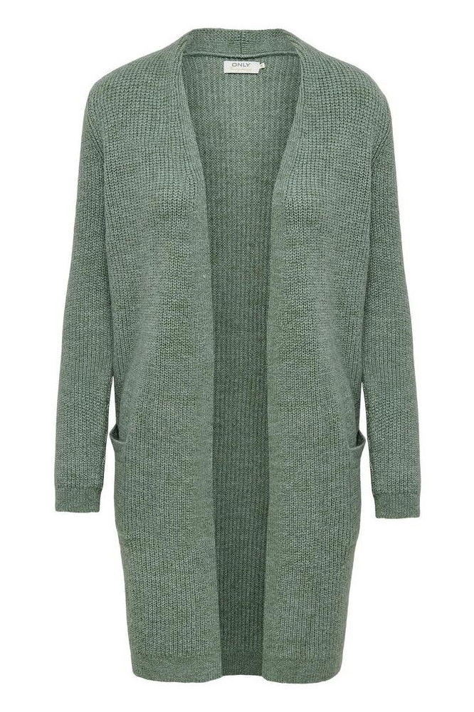 Only groene dames vest | Vooraanzicht