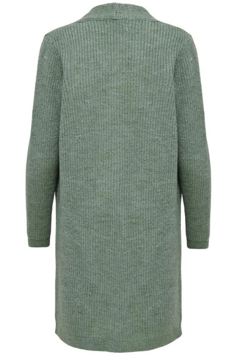 Only groene dames vest | Achteraanzicht