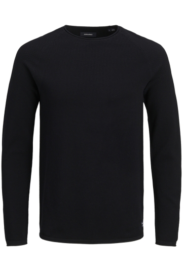 Jack & Jones JJEHILL KNIT CREW NECK NOOS 12157321 Black