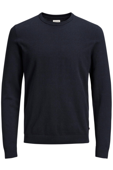 Jack & Jones Trui JJEBASIC KNIT CREW NECK NOOS 12137190 NAVY BLAZER