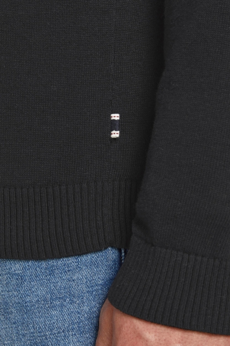 Jack & Jones zwarte heren trui | Close up
