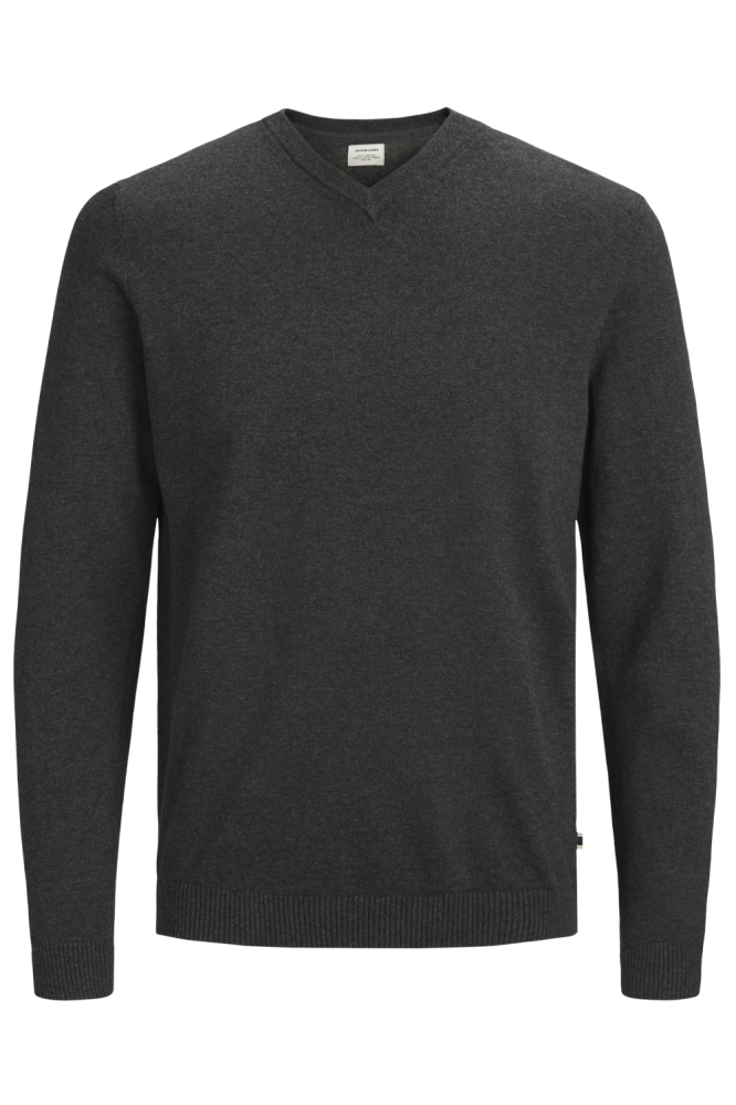 Jack & Jones grijze heren trui | Vooraanzicht