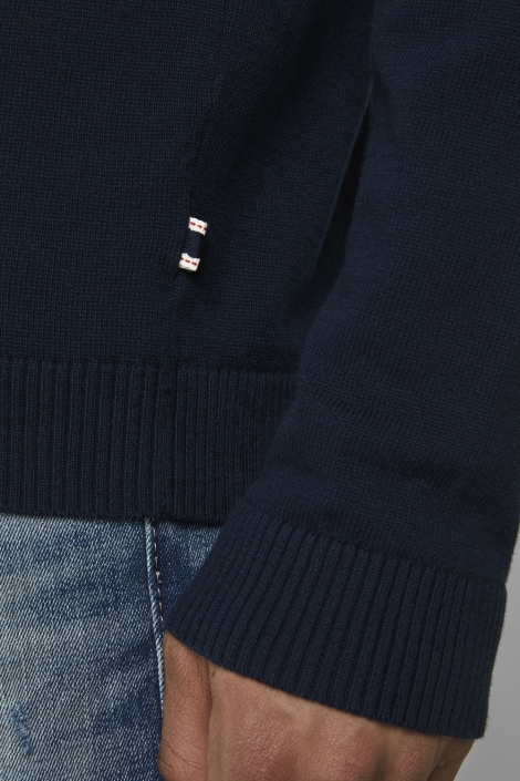 Jack & Jones blauwe heren trui | Close up