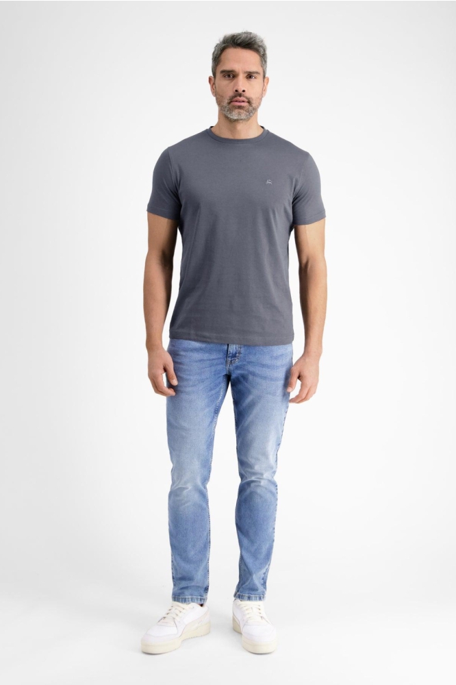 Lerros grijze heren t-shirt | 