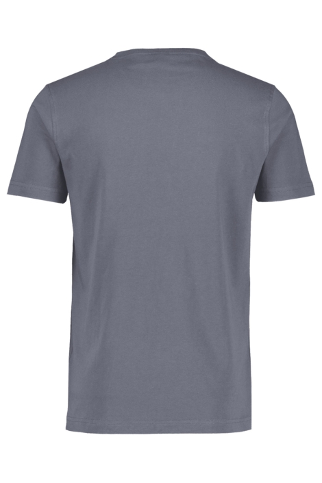 Lerros grijze heren t-shirt | Achteraanzicht