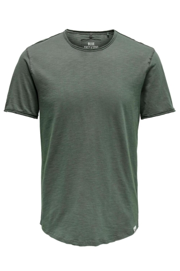 Only & Sons T-shirt ONSBENNE LIFE LONGY SS TEE NF 7822 22017822 CASTOR GRAY