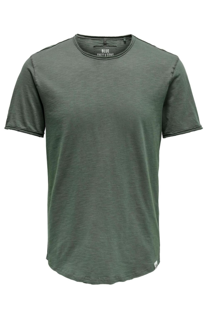 Only & Sons groene heren t-shirt