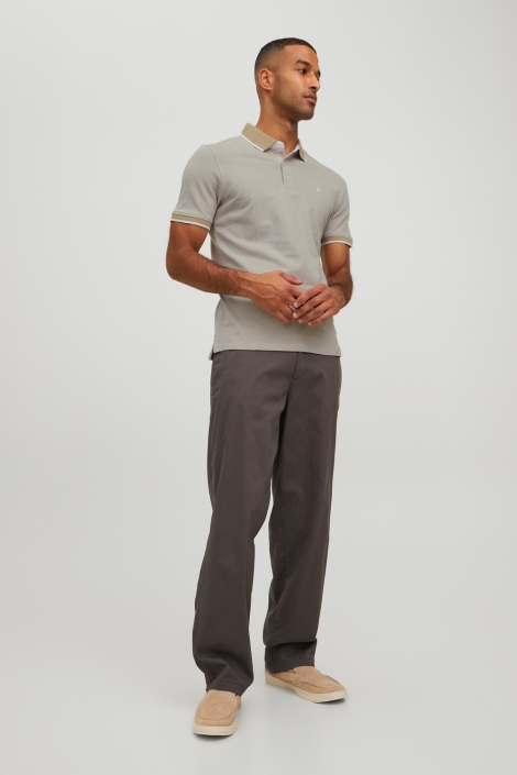 Jack & Jones zand heren polo | Model