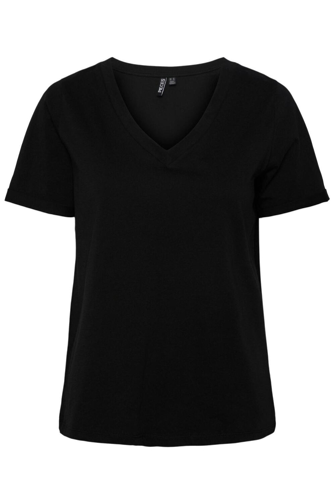 Pieces zwarte dames t-shirt