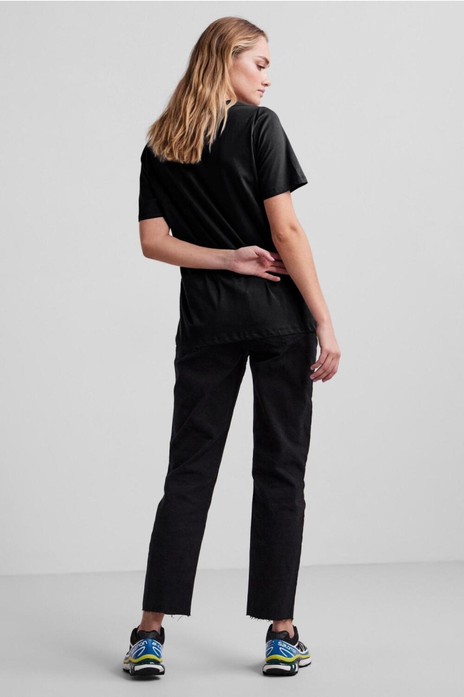 Pieces zwarte dames t-shirt