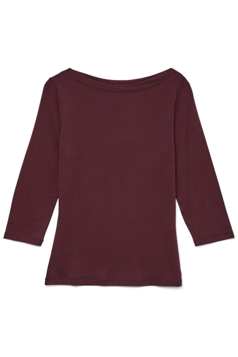 Vero Moda bordeaux dames t-shirt | Vooraanzicht