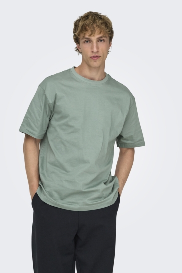 Only & Sons onsfred rlx ss tee noos Groen