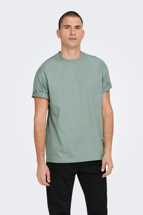 Only & Sons groene heren t-shirt