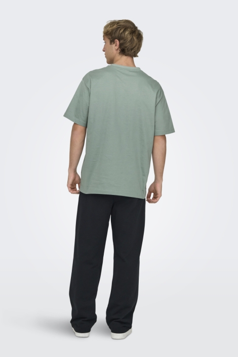 Only & Sons groene heren t-shirt