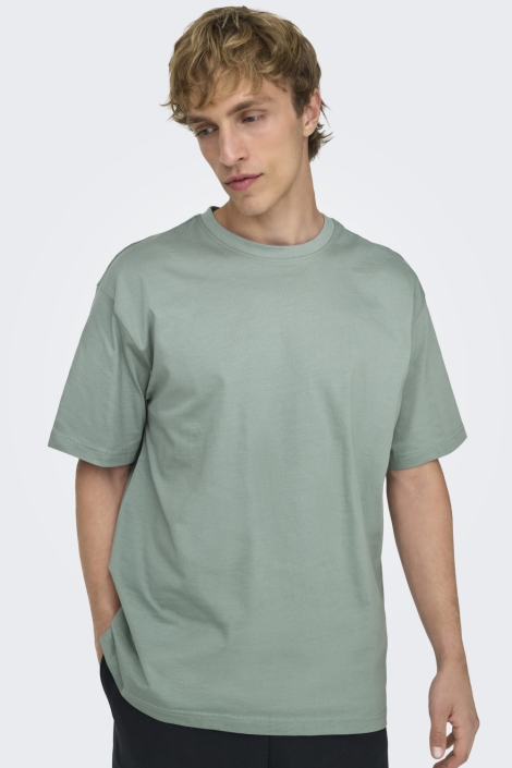 Only & Sons groene heren t-shirt