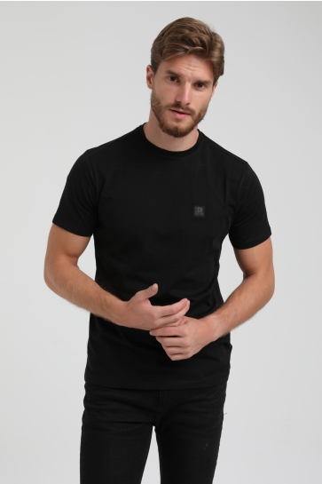 Gabbiano T-shirt PREMIUM BASIC T SHIRT MET STRETCH 152713 BLACK 201