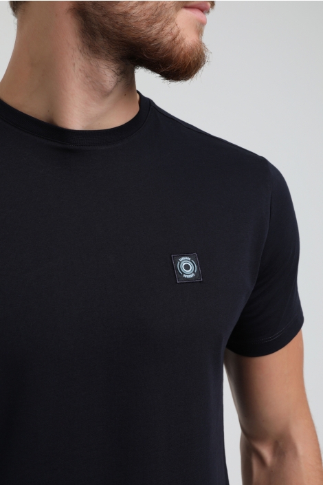 Gabbiano blauwe heren t-shirt | Close up