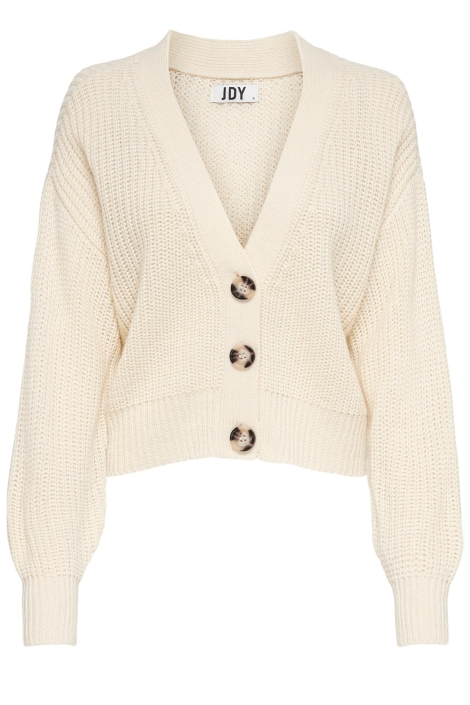 Jacqueline de Yong beige dames vest | Vooraanzicht