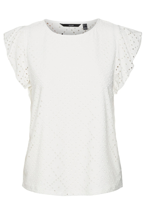 Vero Moda witte dames t-shirt | Vooraanzicht