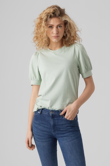 Vero Moda vmkerry 2/4 o-neck top vma jrs noo Groen