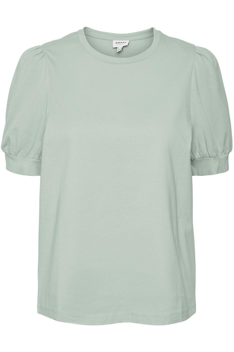 Vero Moda groene dames t-shirt | Vooraanzicht