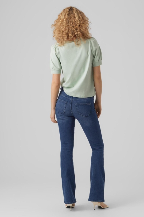 Vero Moda groene dames t-shirt | Model