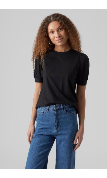 VMKERRY 2/4 O-NECK TOP VMA JRS NOO 10275520 Black