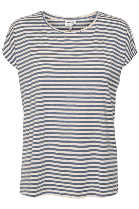 Vero Moda blauwe dames t-shirt | Vooraanzicht