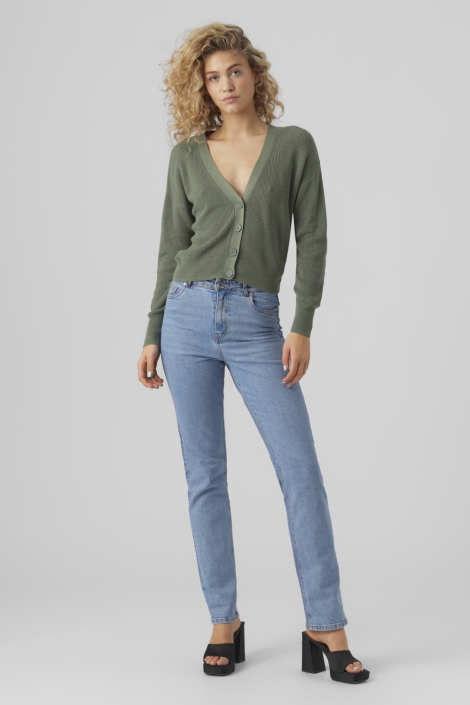 Vero Moda groene dames vest | Model