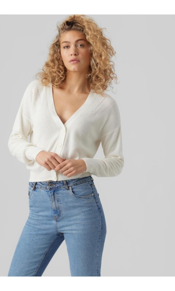 VMNEWLEXSUN LS SHORT V-NECK CAR GA 10281878 Snow White