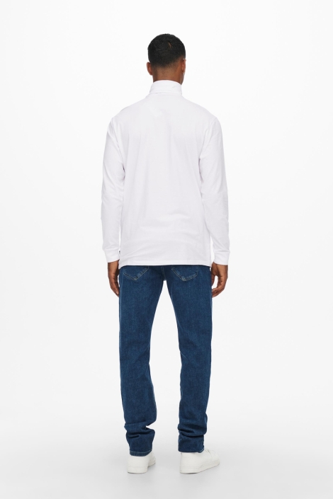 Only & Sons witte heren t-shirt