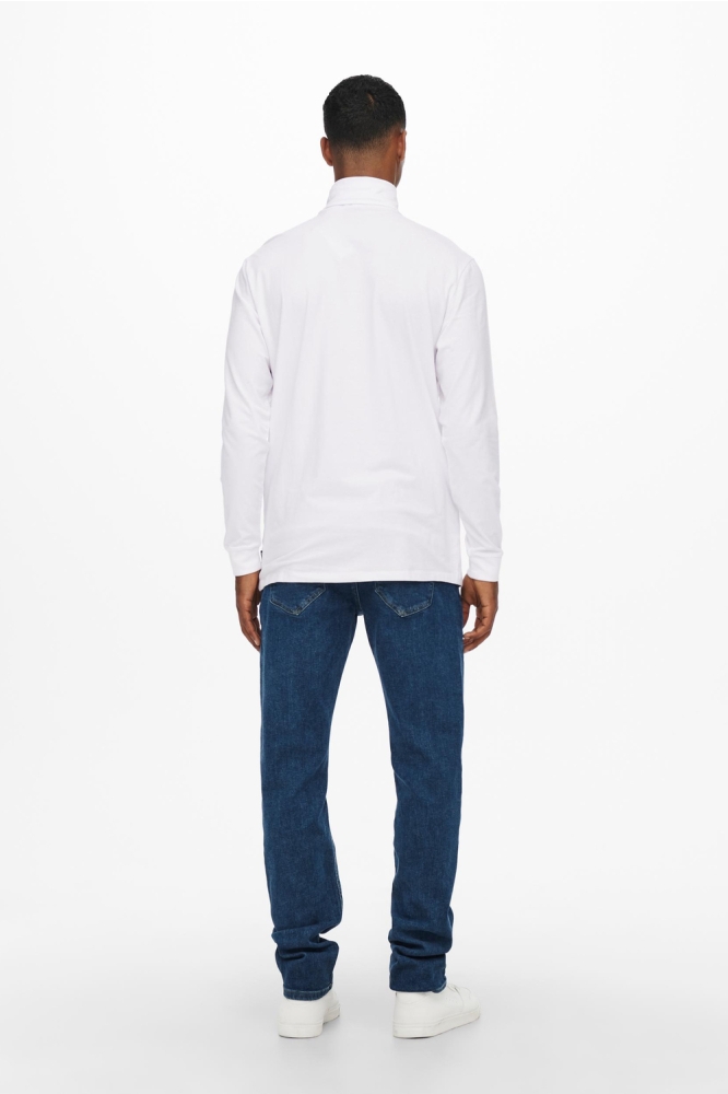Only & Sons witte heren t-shirt