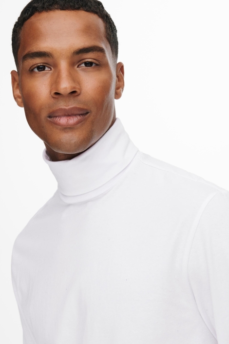 Only & Sons witte heren t-shirt