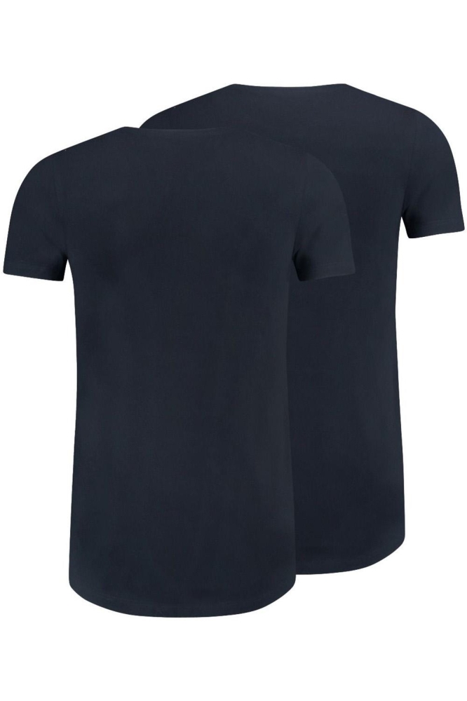 RJ Bodywear blauwe heren t-shirt | Achteraanzicht