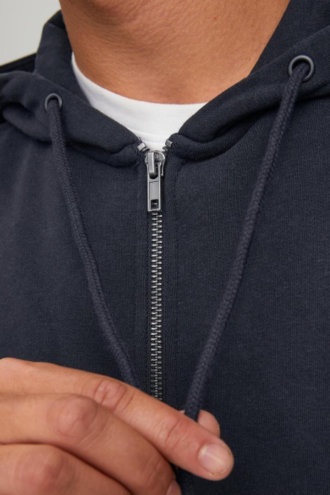 Jack & Jones zwarte heren vest | Close up