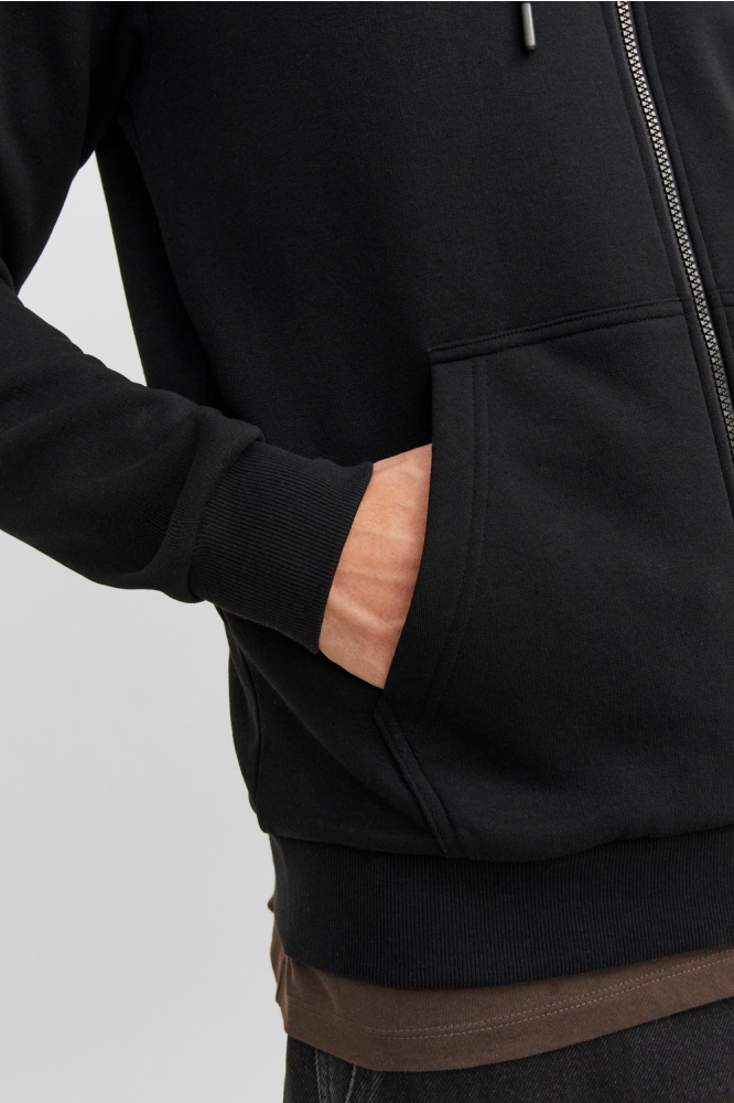 Jack & Jones zwarte heren vest | Close up