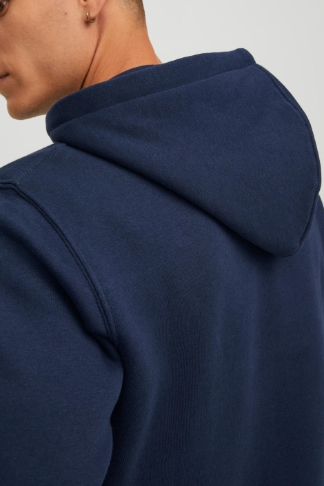 Jack & Jones blauwe heren vest | Close up