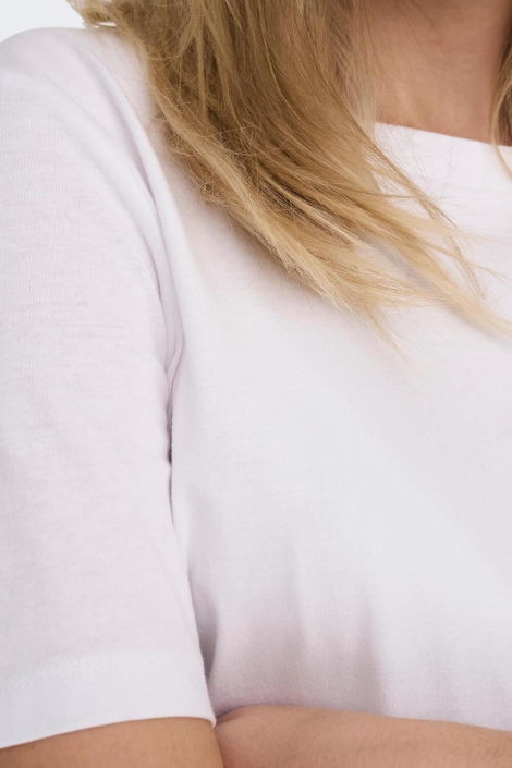 Only witte dames t-shirt | Close up