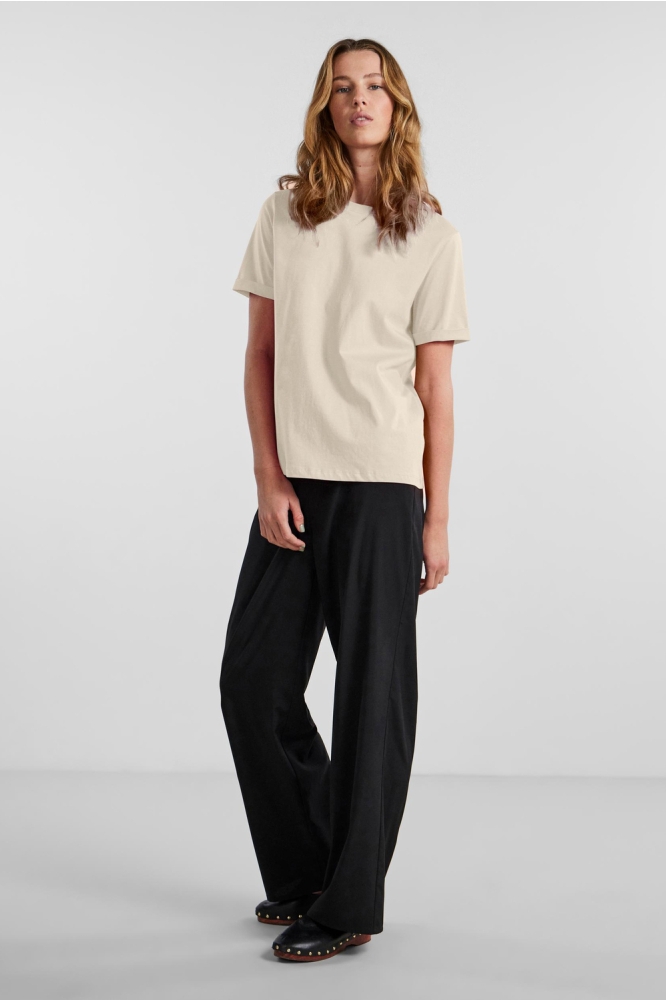 Pieces ecru dames t-shirt